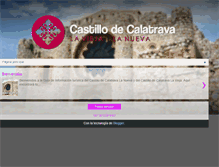 Tablet Screenshot of castillodecalatrava.com
